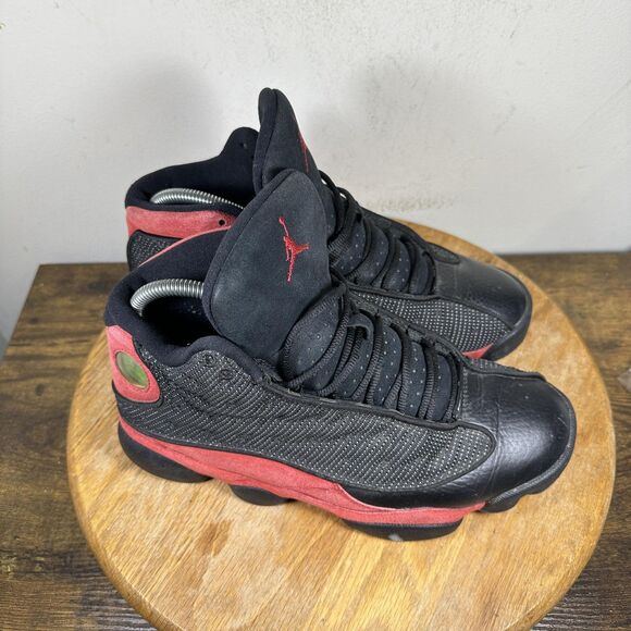 Air Jordan 13 Retro Bred Shoes Mens Size 7.5 Basketball 414571-004 Sneakers - Picture 1 of 8